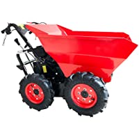 BRAST Volquete de gasolina mini-dumper motorizado carretilla- carga de ruedas- 4-8 kW-6-5 CV- tracción a las cuatro…
